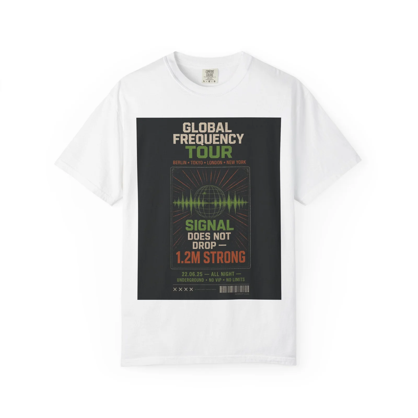 SoundzWavez Signal Does Not Drop Graphic T-Shirt